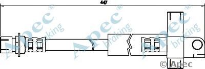 APEC BRAKING hos3406 -  Тормозной шланг